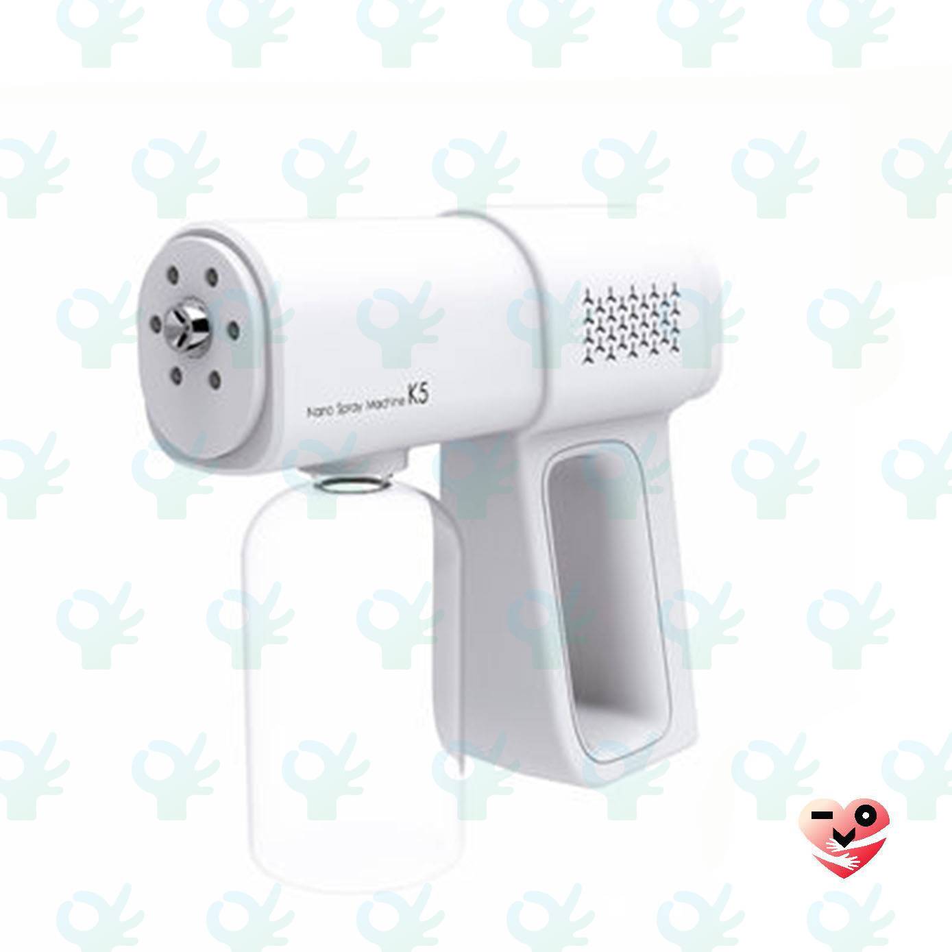 K5 Wireless Nano Spray Disinfection Spray Gun Sanitizer (380ml)